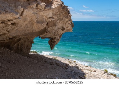 Close-up View Of The Gypsum Rocks Near The Stenhouse Bay, Inneston Park, Yorke Peninsula, South Australia