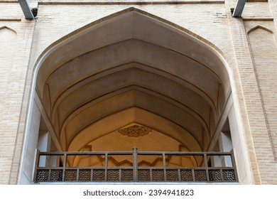 A close-up view of the intricate details of Persian architecture. The details are a combination of geometry and curves, creating a sense of harmony, balance, and movement.  - Powered by Shutterstock