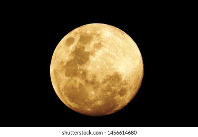 
	closeup view of the moon 				
