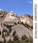 Closeup View of Mount Rushmore