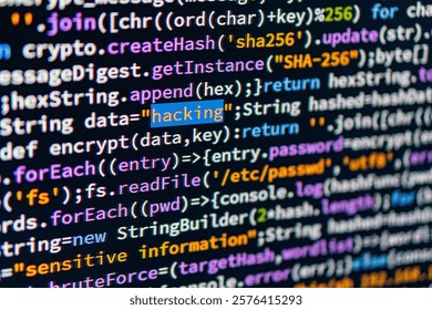 Close-up view of multi-colored computer code on a light gray background, indicative of programming languages or functions No human activity or objects visible apart from the text display Hacking. - Powered by Shutterstock - Get 15% off with code: PIKWIZARD15
