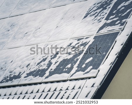 Similar – Image, Stock Photo Energy transition: A photovoltaic (solar) system in the forest among bushes and flowers and in front of trees. Photo: Alexander Hauk