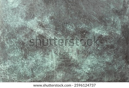 Close-up view of a weathered copper surface revealing the natural patina and corrosion effects