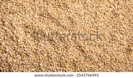 Closeup up view of wheat groats.