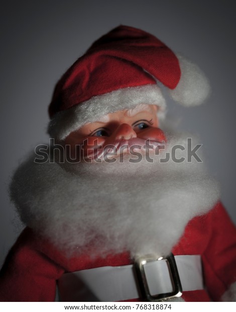 creepy santa doll