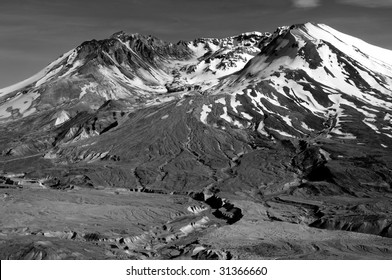 Closeup Volcanic Crater Mount St Helens Stock Photo (edit Now) 31366660