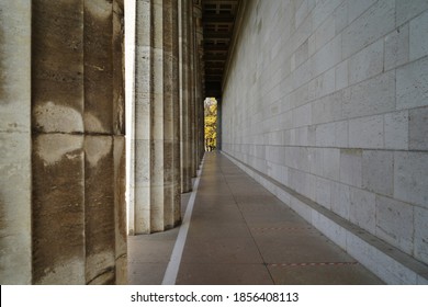 A Closeup Of The Walhalla Memorial Majestic Colonnade