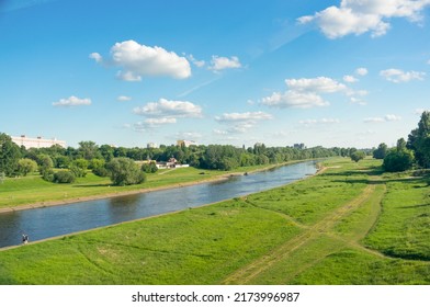 A Closeup Of Warta River In Poland