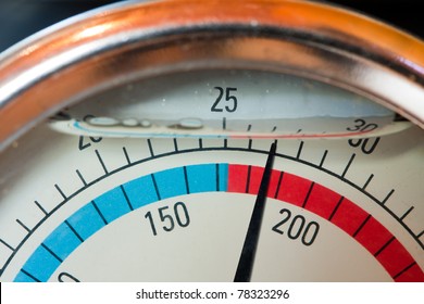 Close-up Of A Water Manometer (pressure Meter).