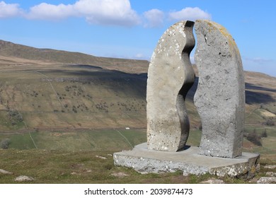 Close-up Of The Watercut Sculpture In The Eden Valley