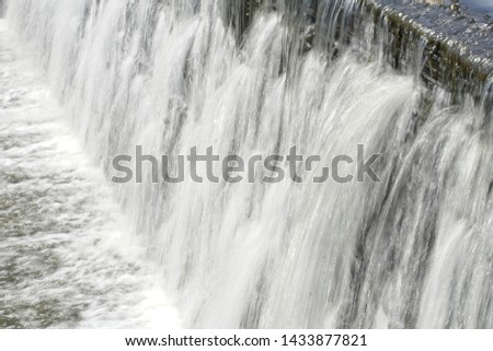 Similar – Image, Stock Photo living water Flow Stream