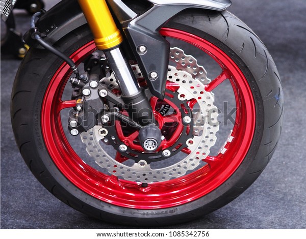 big bike wheel