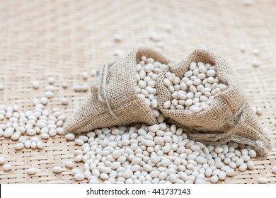 Closeup White Beans, Navy Beans