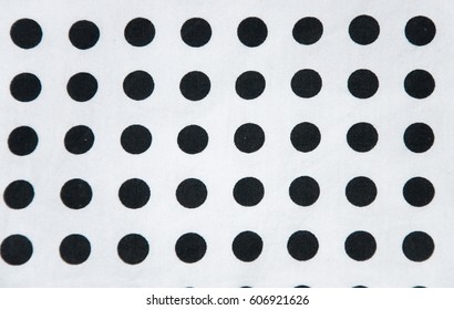 Closeup of white and black point pattern.