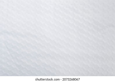 Closeup White Bubble Envelope Background, Blank White Seamless Texture Background