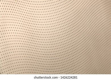 Close-up White Perforated Leather Car Seat. Skin Texture