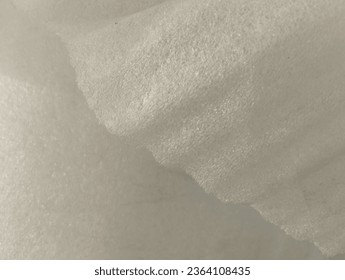 Close-up of a white styrofoam texture background. Foam layer.