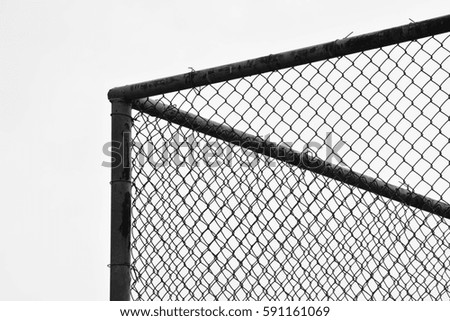 Similar – boy leaning on fence