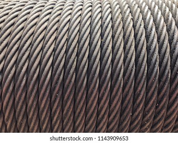 Closeup Wire Rope Texture Stock Photo (Edit Now) 1143909653