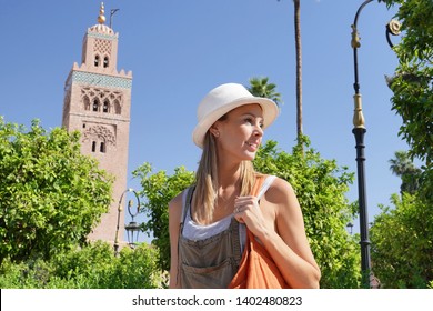 Closeup Of Woman In Koutoubia Gardens, Marrakech