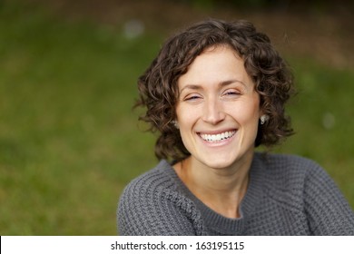 Close-up Of A Woman Smiling 