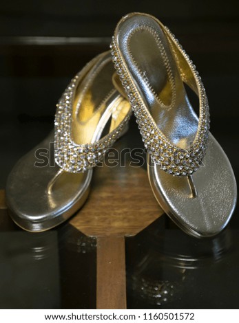 closeup of women sandals 
