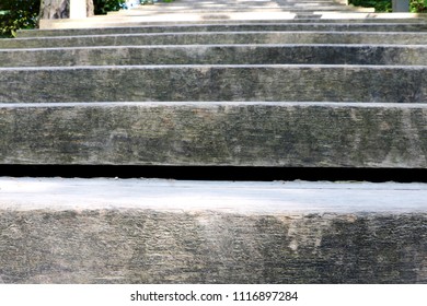 close-up wooden stairs background