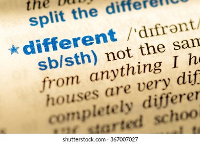 Closeup Word English Dictionary Different Definition Foto de stock ...