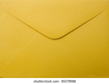 Closeup Of Yellow Envelope