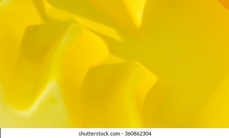 Closeup Of Yellow Kayak Texture, Plastic Texture