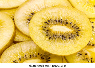 Close-up Of Yellow Kiwi Fruit