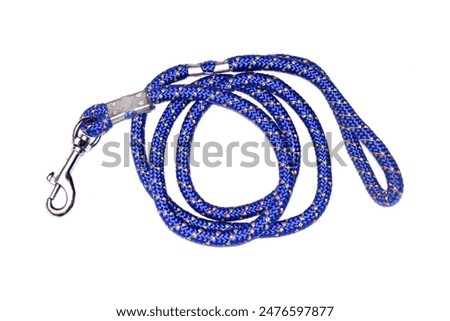 closeview of a rope lease.
