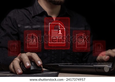 Closing access to information in the shared database. Access limitation. Blocking a resource on the Internet	