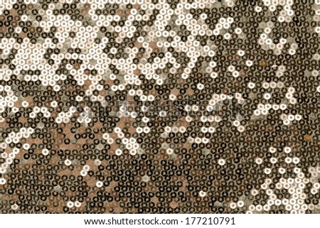 cloth embroidered with gold sequins, background