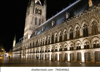 The Cloth Hall In Ieper/Ypres By Night