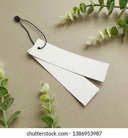 Cloth Label Tag Blank White Mockup, Price

