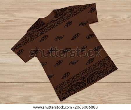 clothes with batik designs combined with brown color