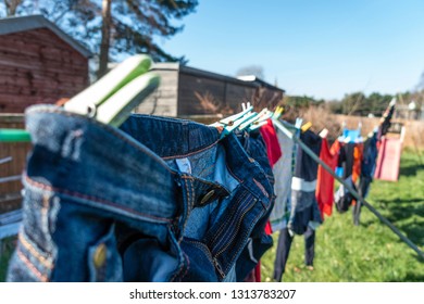 Clothes Line Garden Stock Photos Images Photography Shutterstock