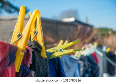 Clothes Line Garden Stock Photos Images Photography Shutterstock