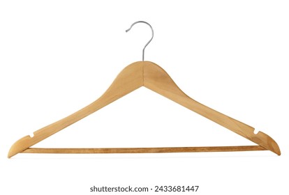 Clothes hanger with abstract product background.