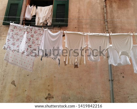 Similar – Image, Stock Photo washing day