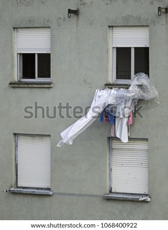 Similar – Image, Stock Photo Washing day in Venice