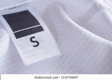 Clothes Label On Sport Textile Football Stock Photo 1119754697 ...