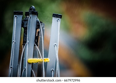 clothes peg in rain