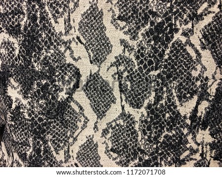Clothes texture background in snake pattern style
