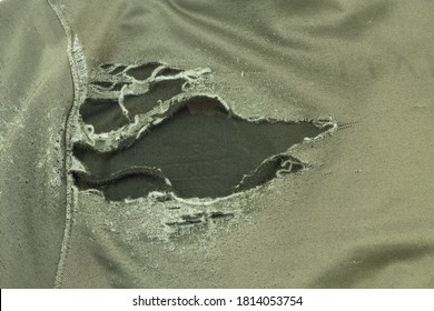 Clothes Torn Due To Decay Of The Fabric