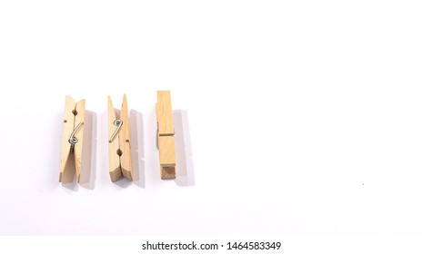 Clothespin white background , Clothespin - Shutterstock ID 1464583349