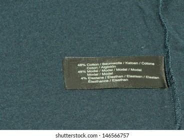 Textile Clothes Label Lettered Pure New Stock Photo (Edit Now) 722434384