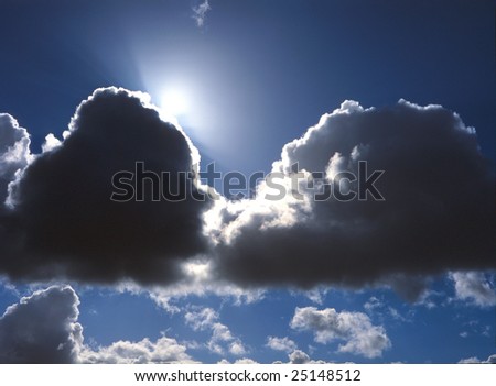 Cloud against the light