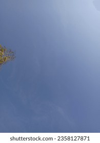 the cloud background is blue